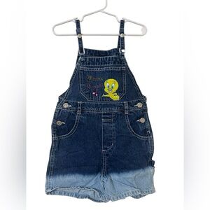 Vintage Tweety Bird overalls